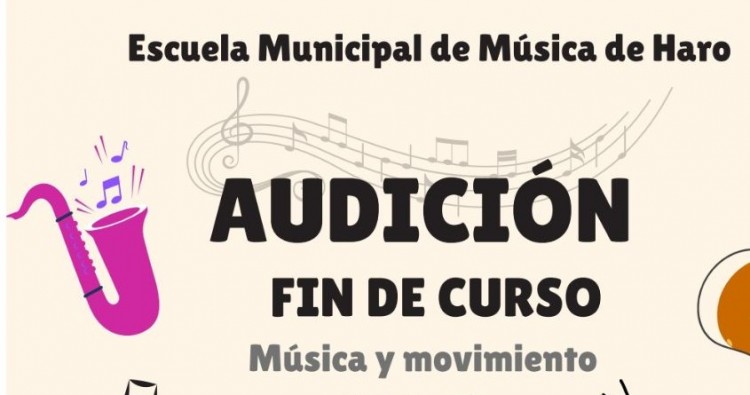  Escuela Municipal de Música de Haro ofrece su audición de fin de curso
